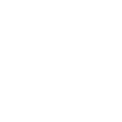 White outline icon of overlapping speech bubbles on a black background.