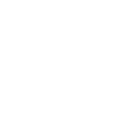 White outline icon of a house and a key on a black background.