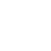 White outline icon of a handshake representing a relationship on a black background.